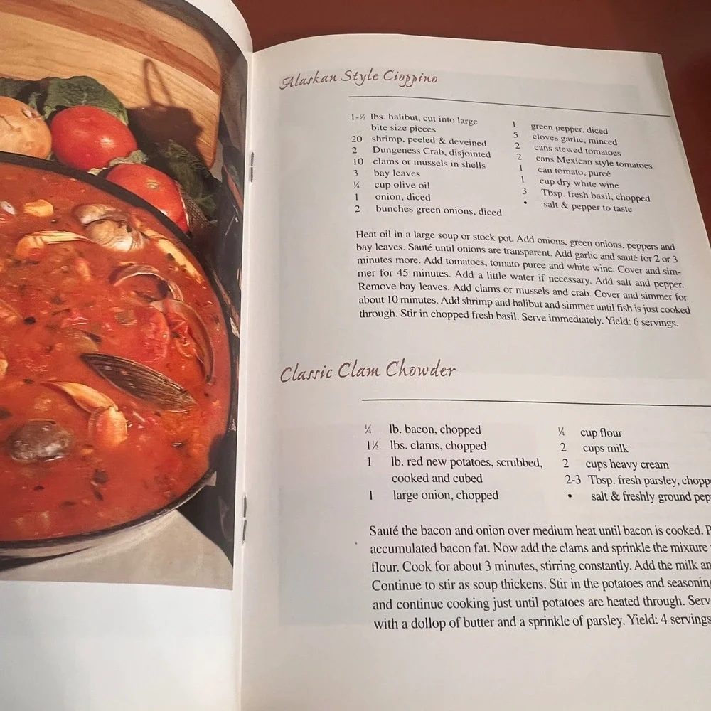 Alaskan Cooking Cookbook 1995 Arctic Circle Enterprises Seafood Wild Game
